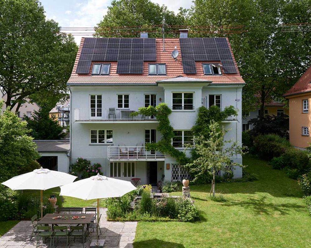PV-Anlage auf Einfamilienhaus
